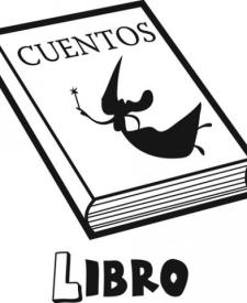 Dibujos infantiles para colorear de libro de cuentos