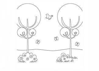 Árboles en primavera