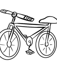 Dibujos de bicicleta para niños. Imprime y colorea este dibujo