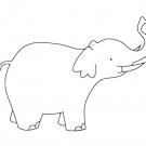 Elefante con colmillos