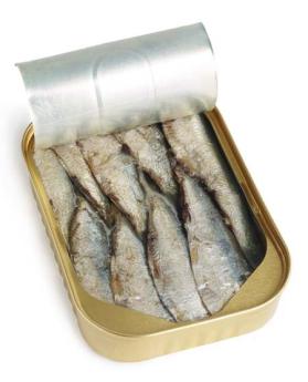 Canapés de sardinas