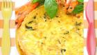 Tarta de berenjenas con jamón y gambas. Recetas de quiches