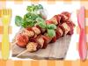 Brocheta de cordero. Receta rápida para niños