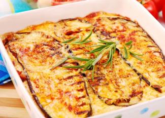 Berenjenas rellenas. Recetas de verduras para niños