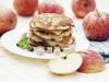 Tortitas o crepes de manzana. Meriendas para niños