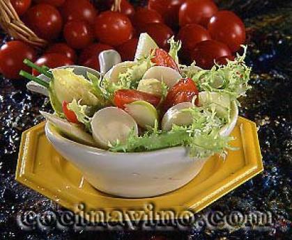 Ensalada con palmitos