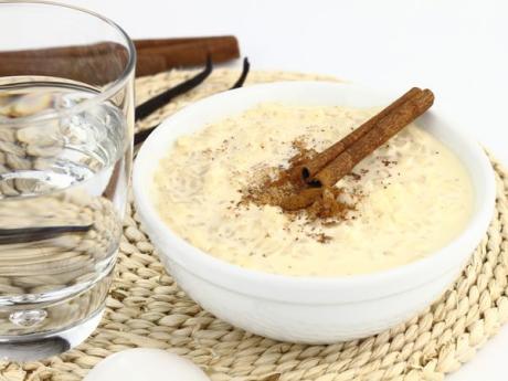 Postres para niños. Arroz con leche