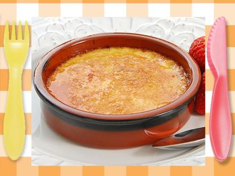 Crema catalana. Recetas de postres para niños