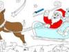 Dibujo online de Papá Noel para niños