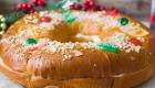 Roscón de Reyes relleno con nata. Receta navideña fácil