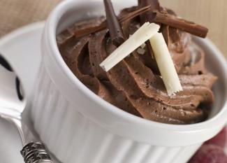 Mousse de chocolate para preparar con niños