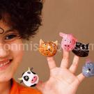 Animales con nueces. Manualidades infantiles