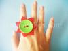 Anillo flor. Manualidades de complementos para niñas