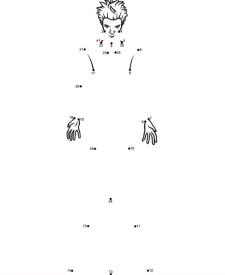 Dibujo para unir los puntos de Sombra. El origen de los guardianes