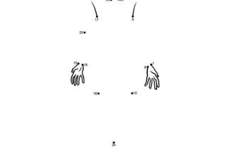 Dibujo para unir los puntos de Sombra. El origen de los guardianes