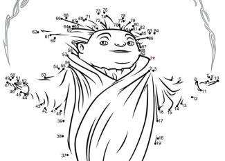 Dibujo para unir los puntos del Creador de Sueños. Pasatiempos