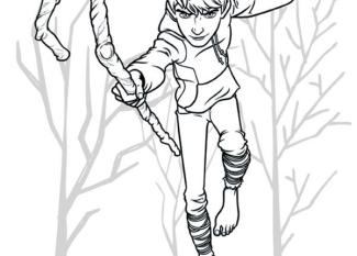 Dibujo de Jack Escarcha para imprimir y colorear