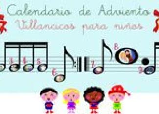 Calendario de adviento digital de villancicos para niños