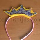 Diadema de princesa. Manualidades de Carnaval para niños