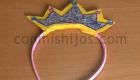 Diadema de princesa. Manualidades de Carnaval para niños