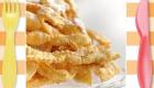 Receta orejas de Carnaval. Postres gallegos para niños
