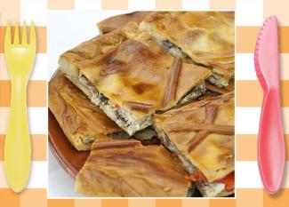 Receta empanada gallega de lomo para cocinar con niños