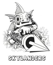 Skylanders Spyro´s Adventure. Dibujos para colorear con niños