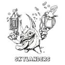 Skylanders Spyro´s Adventure. Dibujos de videojuegos para pintar