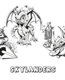 Skylanders Spyro´s Adventure. Dibujos de videojuegos para niños