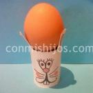 Soporte para huevos en forma de conejito. Manualidad infantil