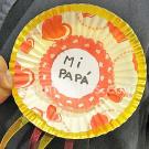 Medalla para papá. Manualidad infantil con papel