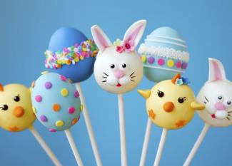 Dulces de Pascua. Tarjeta virtual para los niños