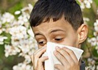 Tratamiento de la alergia al polen en niños