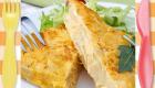 Tortilla de patata. receta tradicional para niños