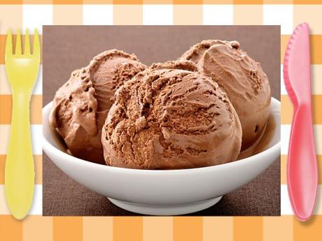 Helado de chocolate fácil para niños