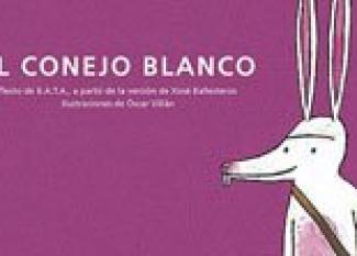 El conejo blanco. Cuento para bebés y niños