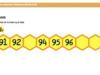 Repasa los números del 90 al 99. Ficha escolar de matemáticas