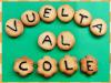 Galletas con letras para la vuelta al cole. Receta para niños