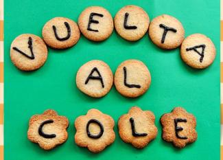 Galletas con letras para la vuelta al cole. Receta para niños