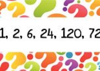 Números factoriales. Serie matemática para niños