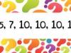 Series matemáticas para niños. Suma cifras y letras