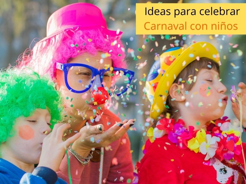 Ideas de Carnaval con niños: antifaces, disfraces, recetas, manualidades y  planes