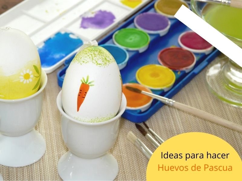 Ideas para hacer huevos de pascua con los niños