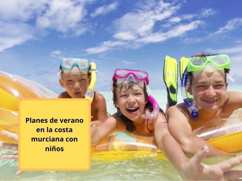 Planes de verano en la costa murciana con niños