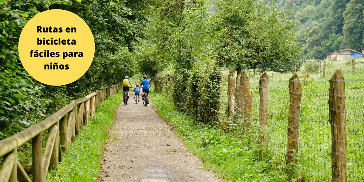 La Senda del Oso en bicicleta con niños