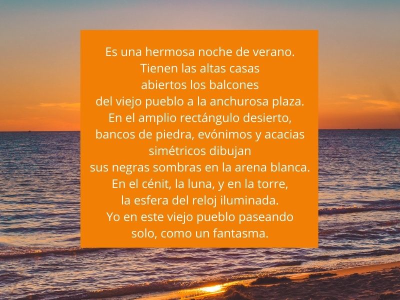 Poemas de verano para niños