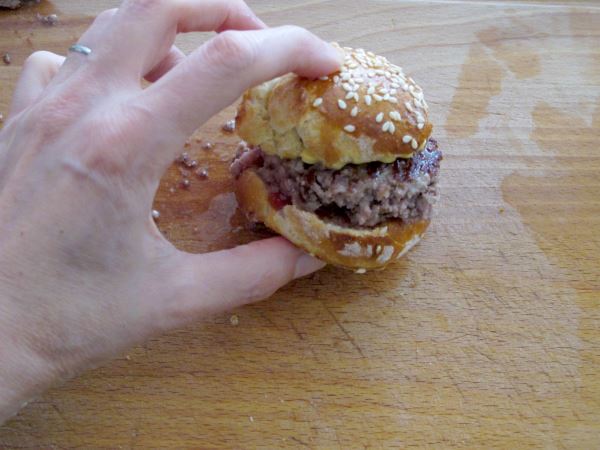Receta de mini hamburguesas paso 7