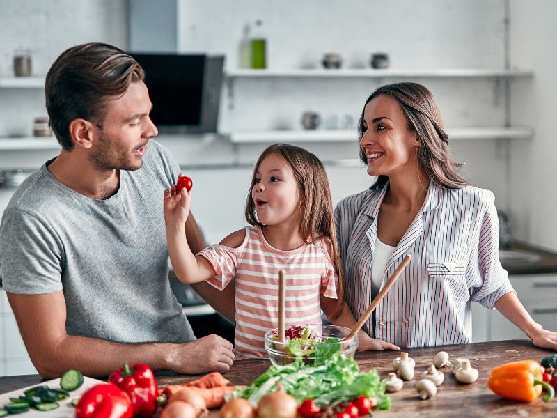 Ventajas de comer en familia