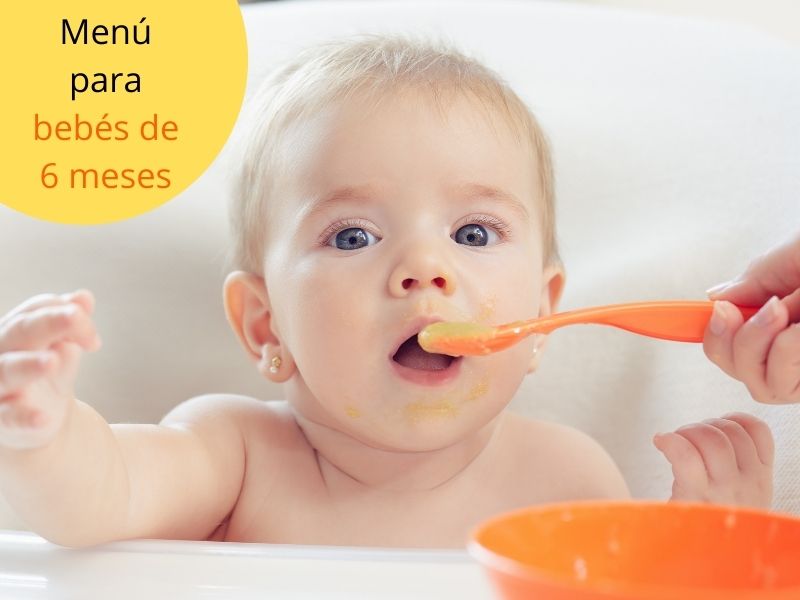 Menú para bebés de 6 meses