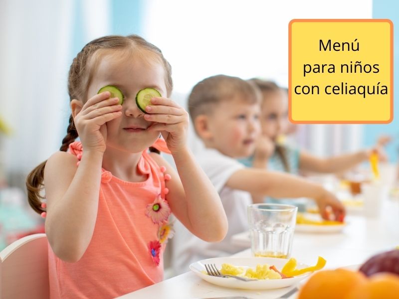 Menú para niños celíacos